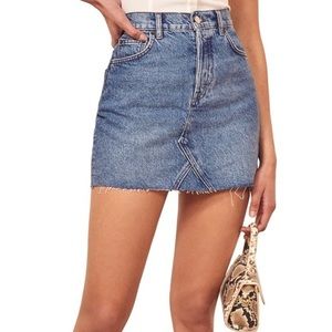 NWT Reformation $98 Cherry Mini Skirt SZ 29